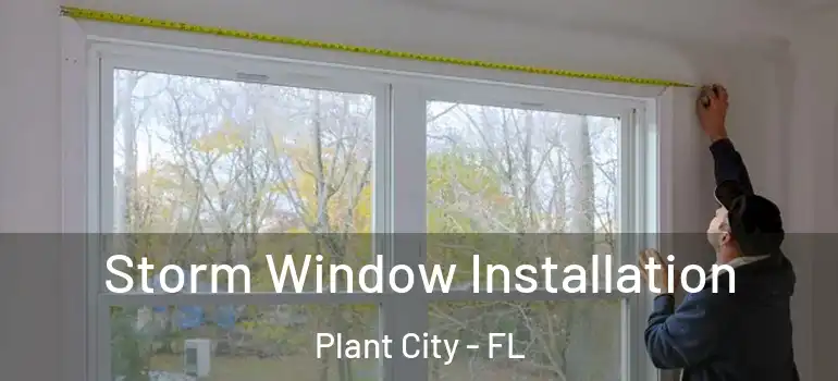  Storm Window Installation Plant City - FL